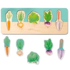 Community Garden Puzzle - Green and Orange